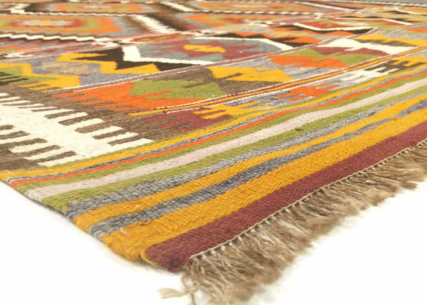 Vintage Turkish Kilim - 5' x 7'10" - 140481