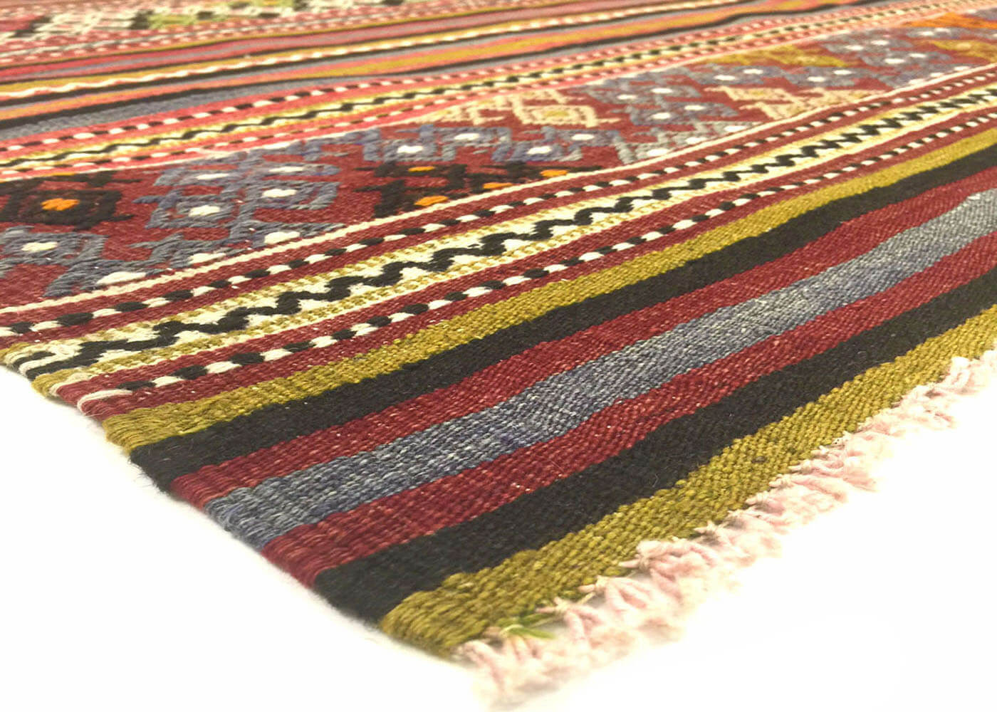 Vintage Turkish Kilim - 5'6" x 7'2" - 140482