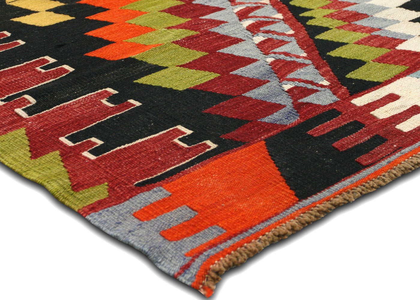 Vintage Turkish Kilim - 6'11" x 10'4" - 140484