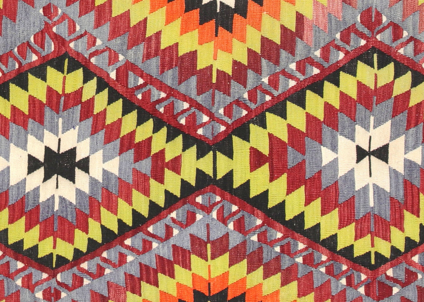 Vintage Turkish Kilim - 6'11" x 10'4" - 140484
