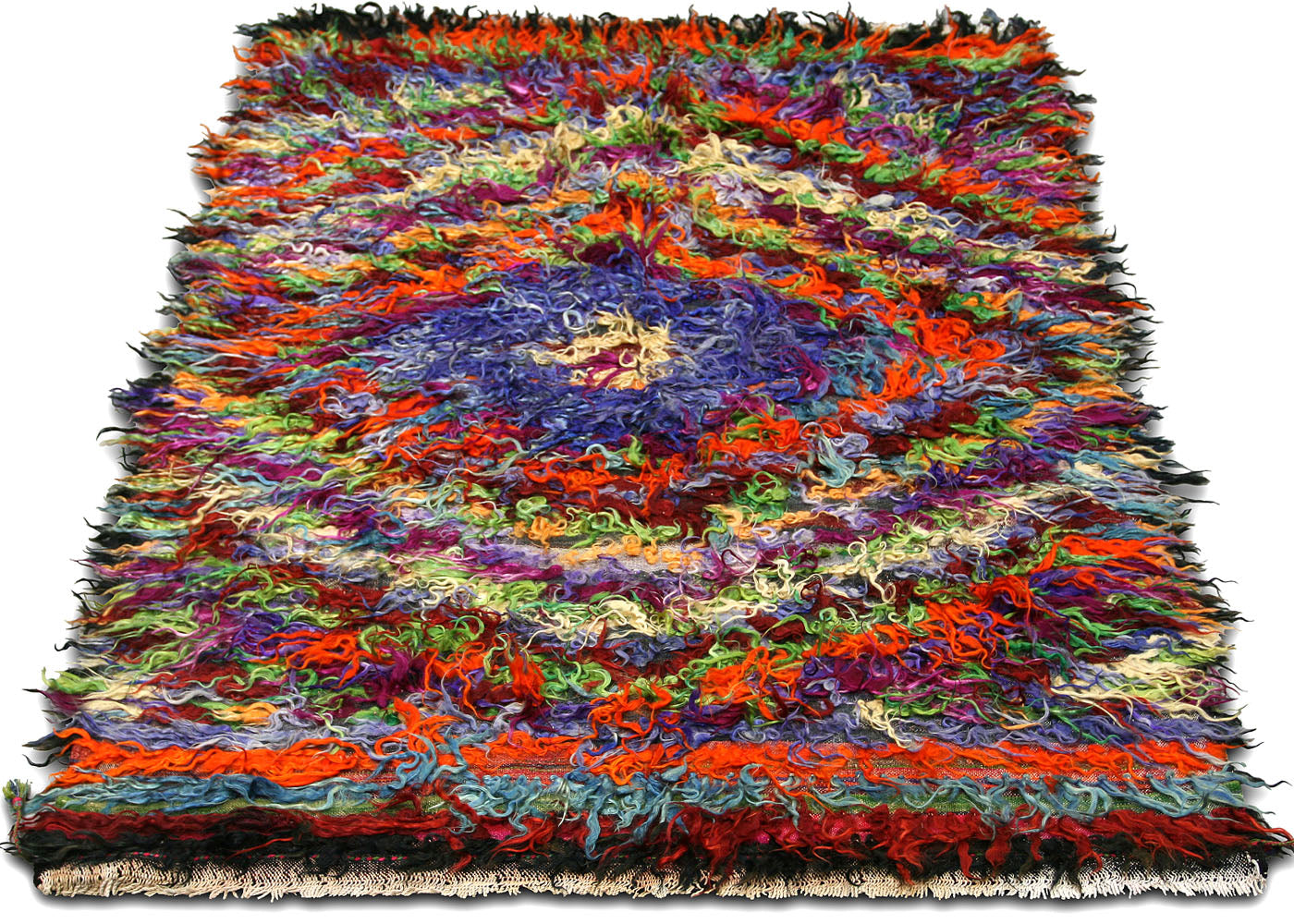 Vintage Turkish Tulu Rug - 4'11" x 7'7" - 140495