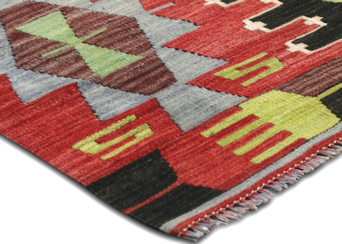 Vintage Turkish Kilim - 5'11" x 11'2" - 140500
