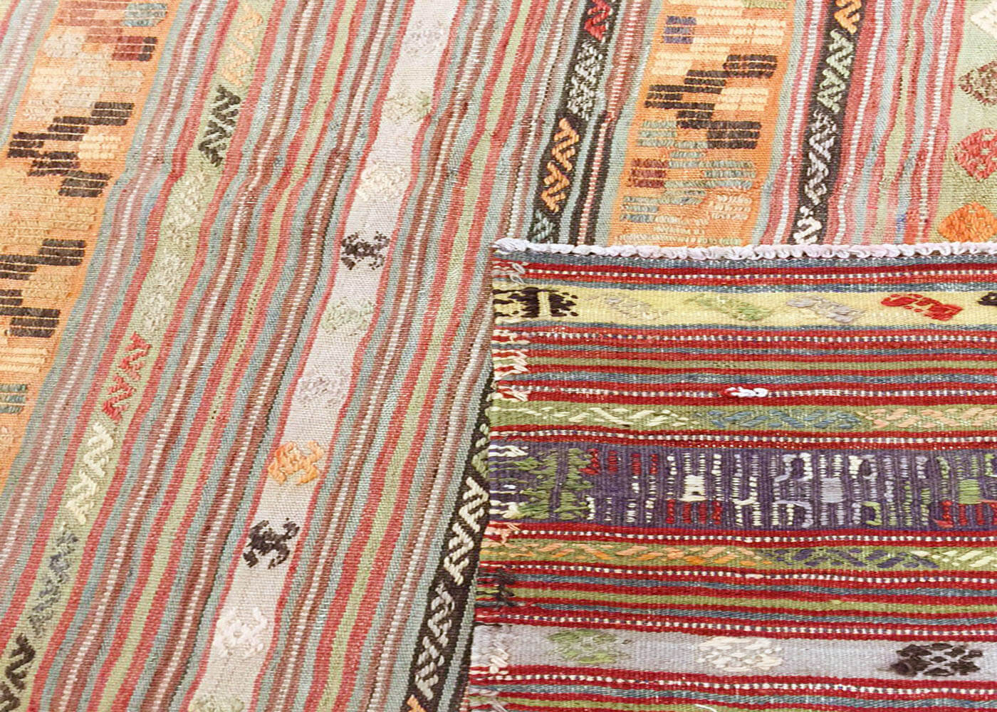 Vintage Turkish Kilim - 6'3" x 8'5" - 140508