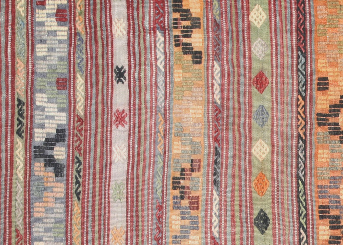 Vintage Turkish Kilim - 6'3" x 8'5" - 140508