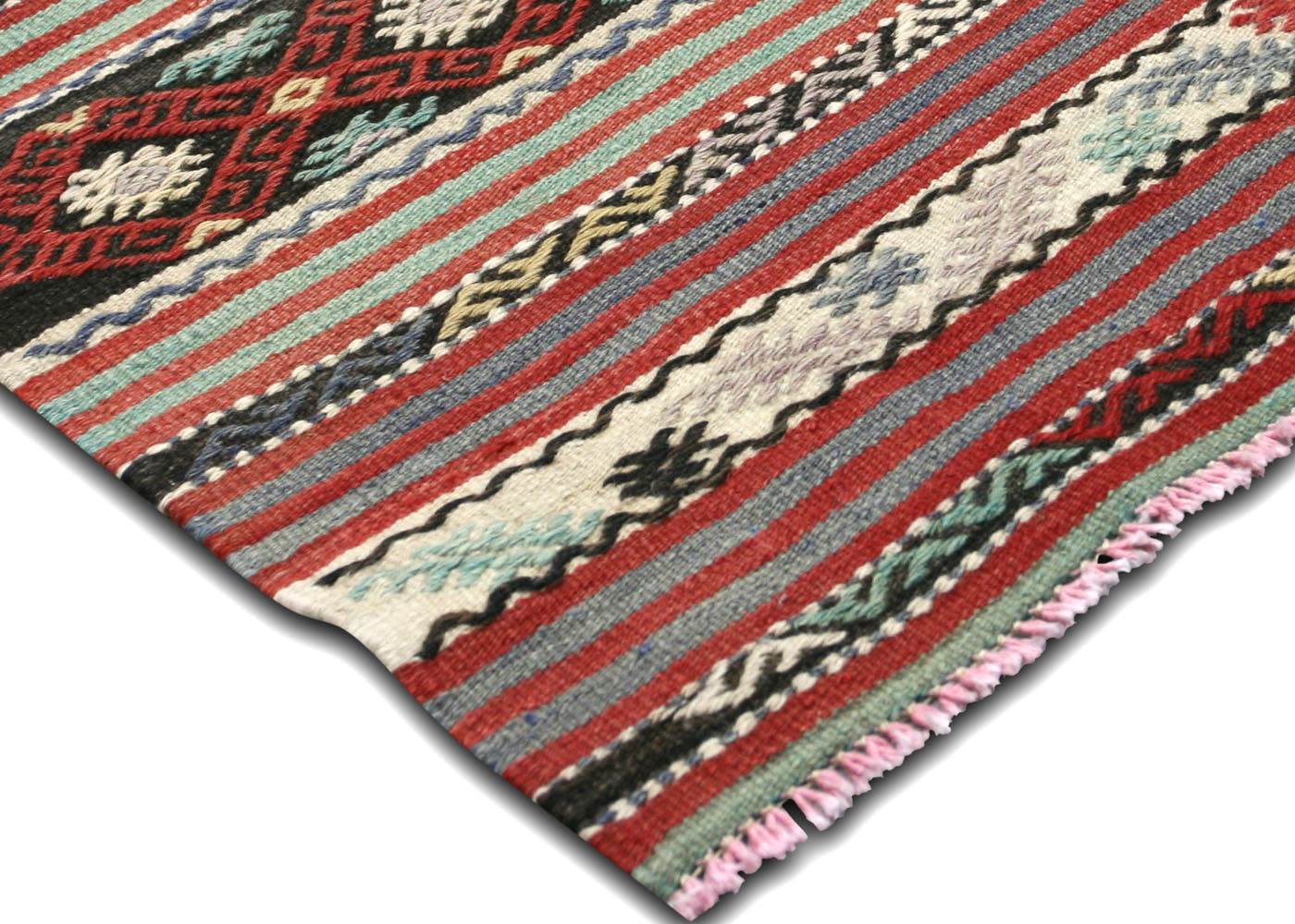 Vintage Turkish Kilim - 5'7" x 8'3" - 140516