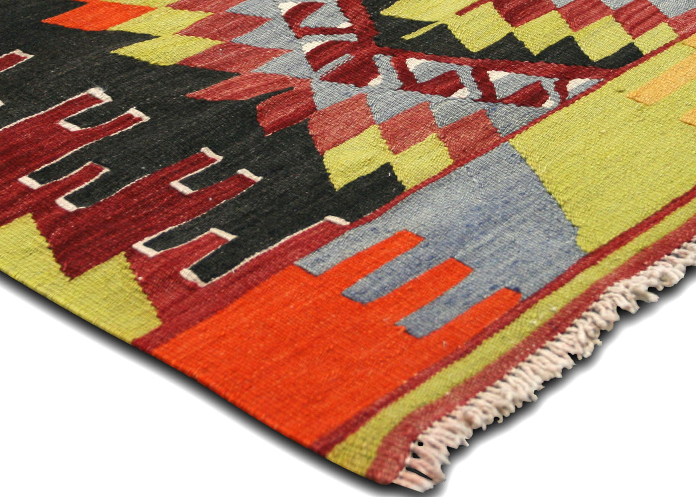 Vintage Turkish Kilim - 6'7" x 10'1" - 140535