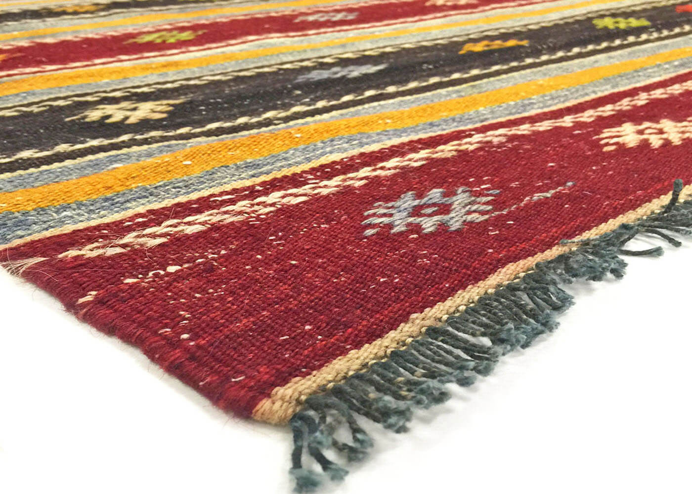 Vintage Turkish Kilim - 5'10" x 9'4" - 140538