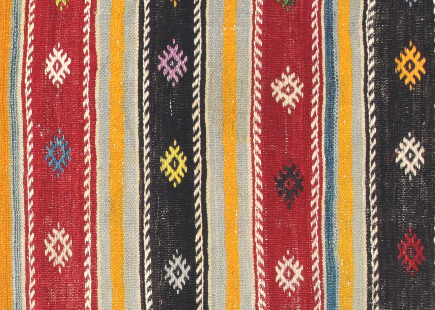 Vintage Turkish Kilim - 5'10" x 9'4" - 140538
