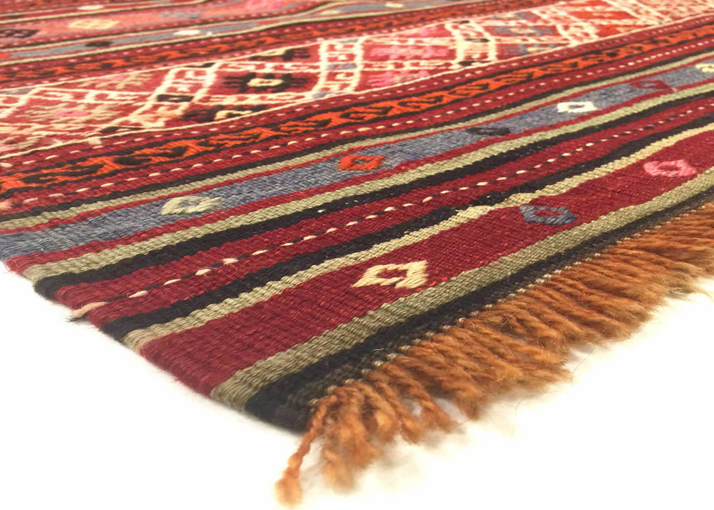 Vintage Turkish Kilim - 5'6" x 7'11" - 140553