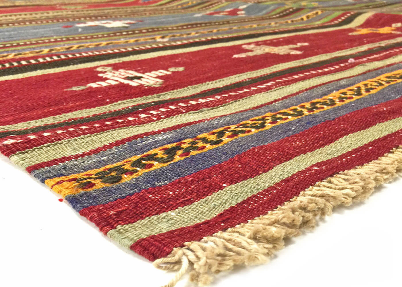 Vintage Turkish Kilim - 5'8" x 9'3" - 140575