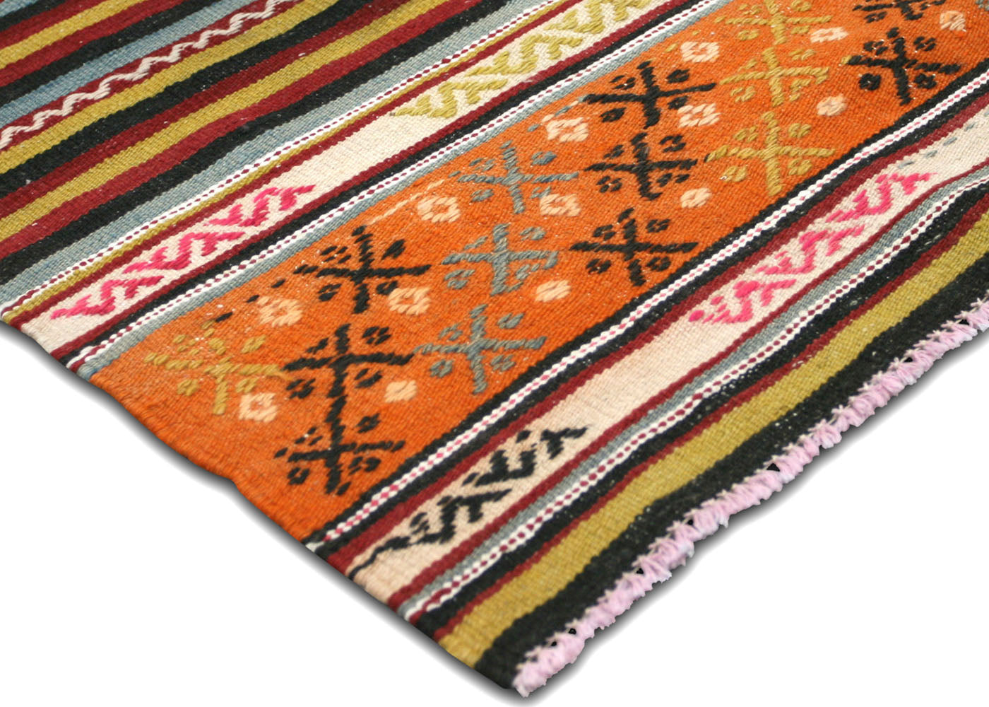 Vintage Turkish Kilim - 5'4" x 6'5" - 140589