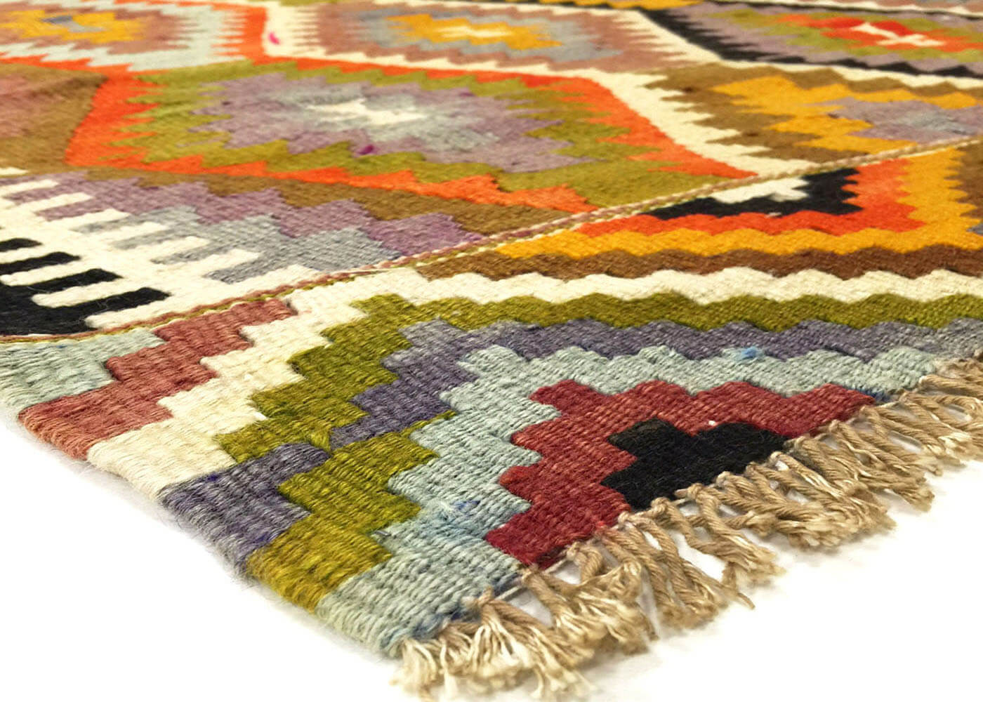 Vintage Turkish Kilim - 5'8" x 8'3" - 140590