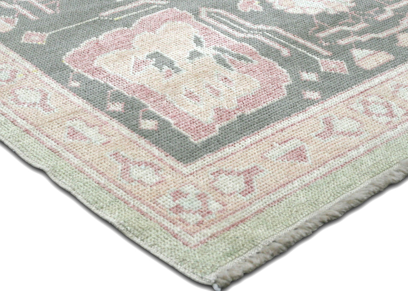 Vintage Turkish Oushak Rug - 10'5" x 13'11" - 140609