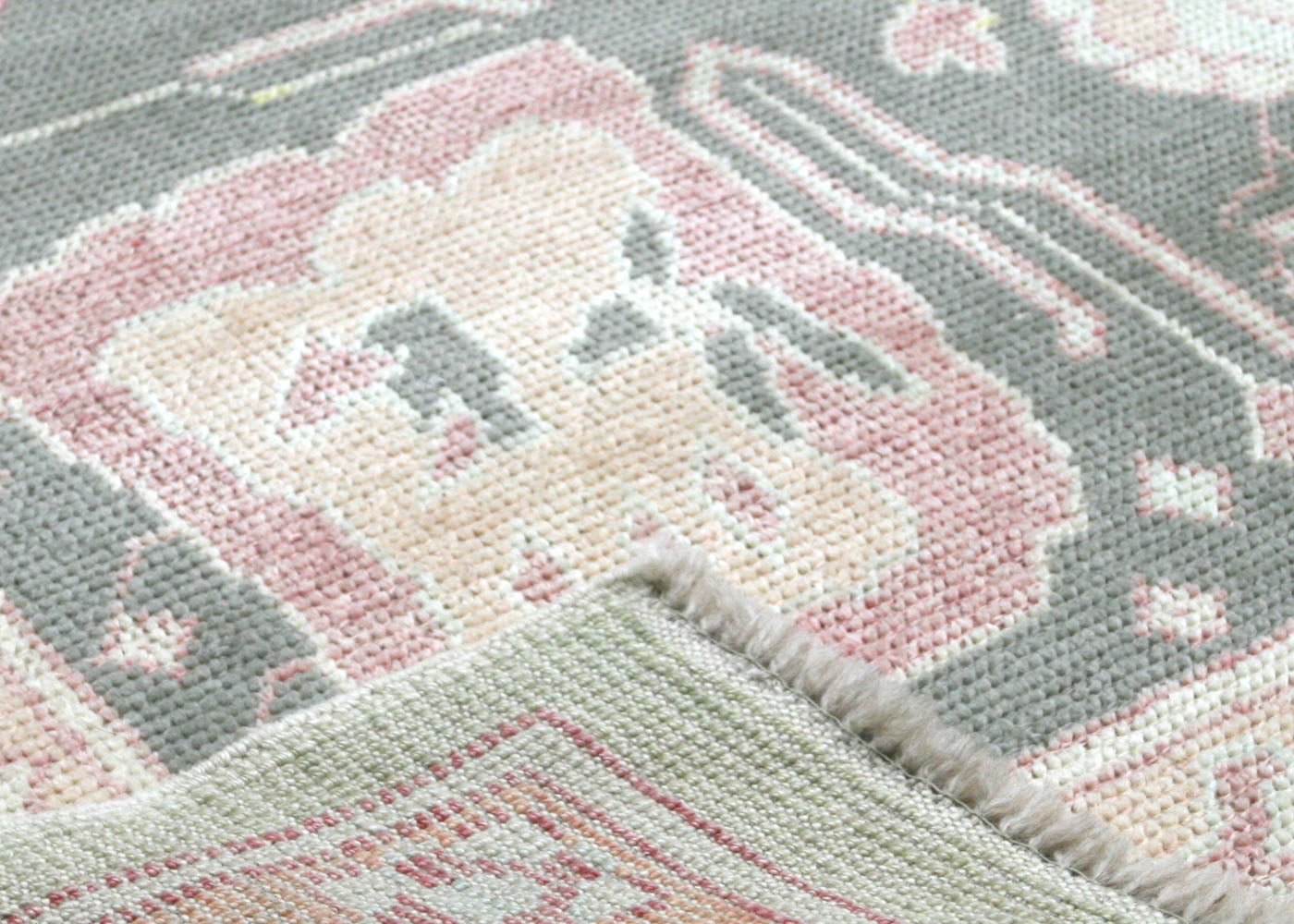 Vintage Turkish Oushak Rug - 10'5" x 13'11" - 140609