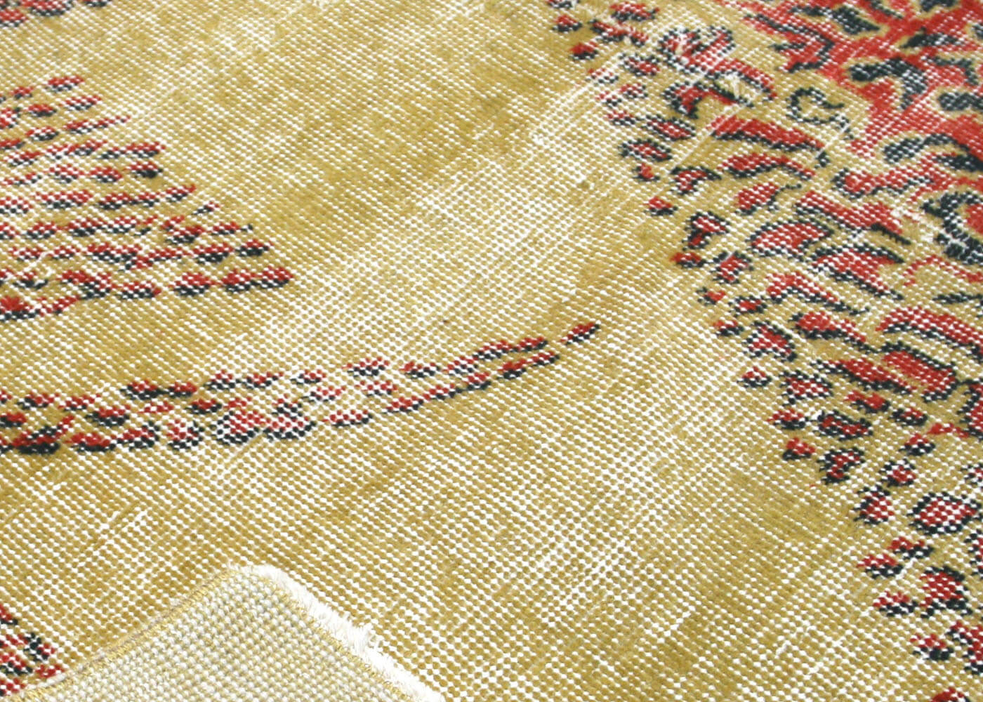 Vintage Turkish Mid-Century-Modern Rug - 6'6" x 10'4" - 140619