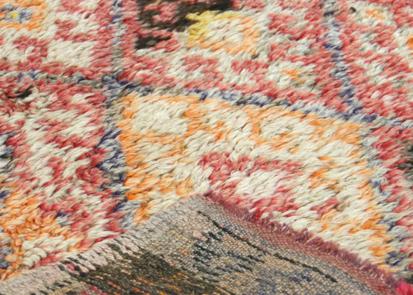 Vintage Turkish Tulu Rug - 3'9" x 5'7" - 140627