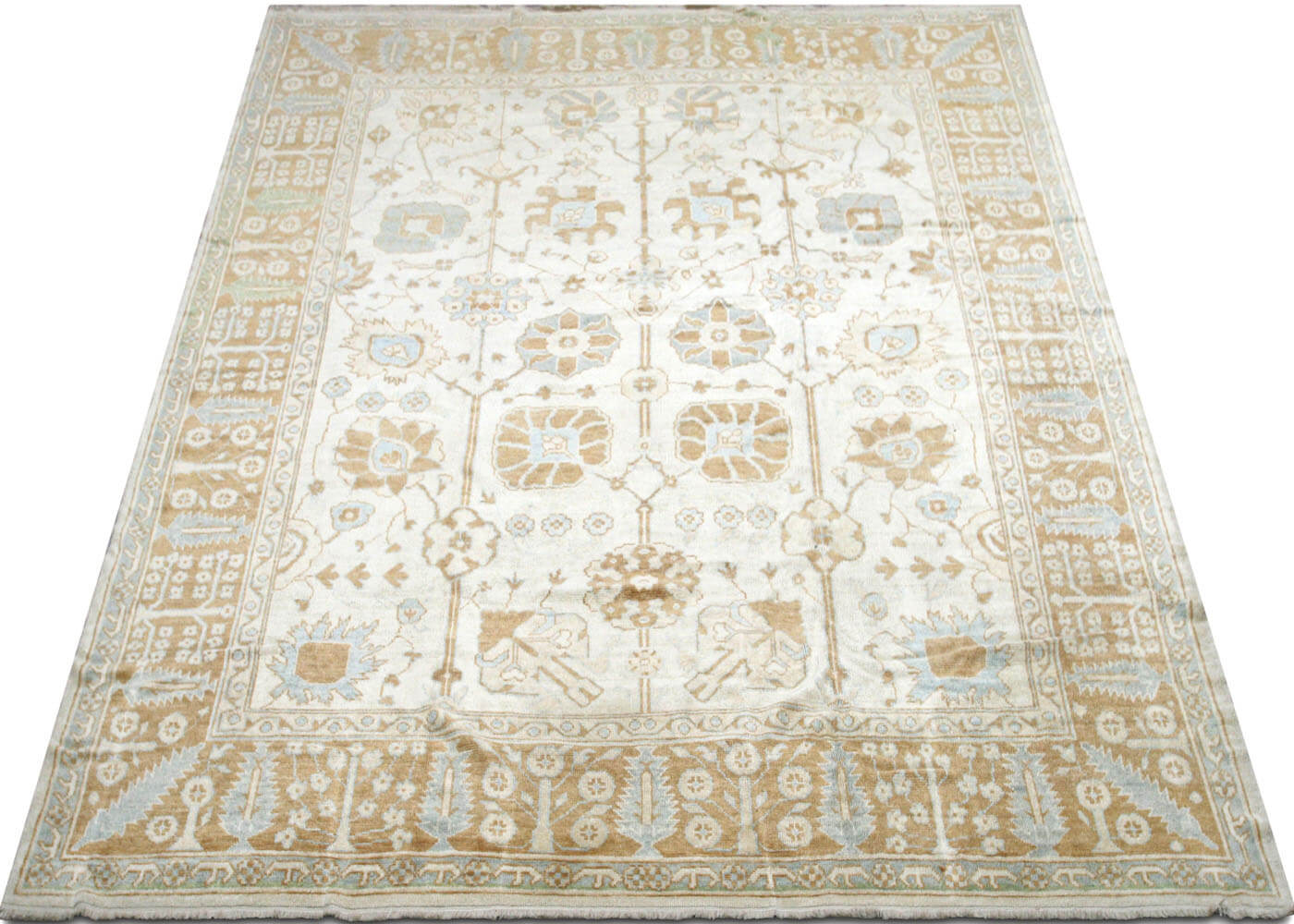 Vintage Turkish Oushak Rug - 11'6" x 14'6" - 140632