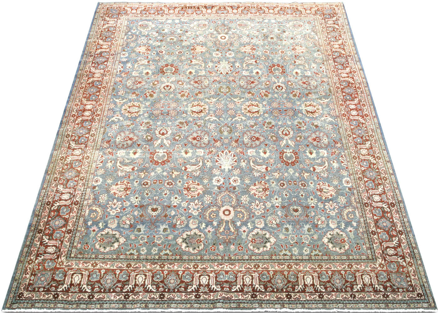 Vintage Turkish Oushak Rug - 7'3" x 10'3" - 140643