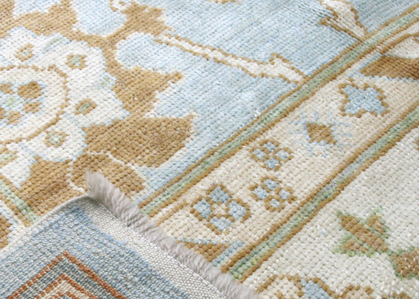 Vintage Turkish Oushak Rug - 11'2 x 16'7" - 140649