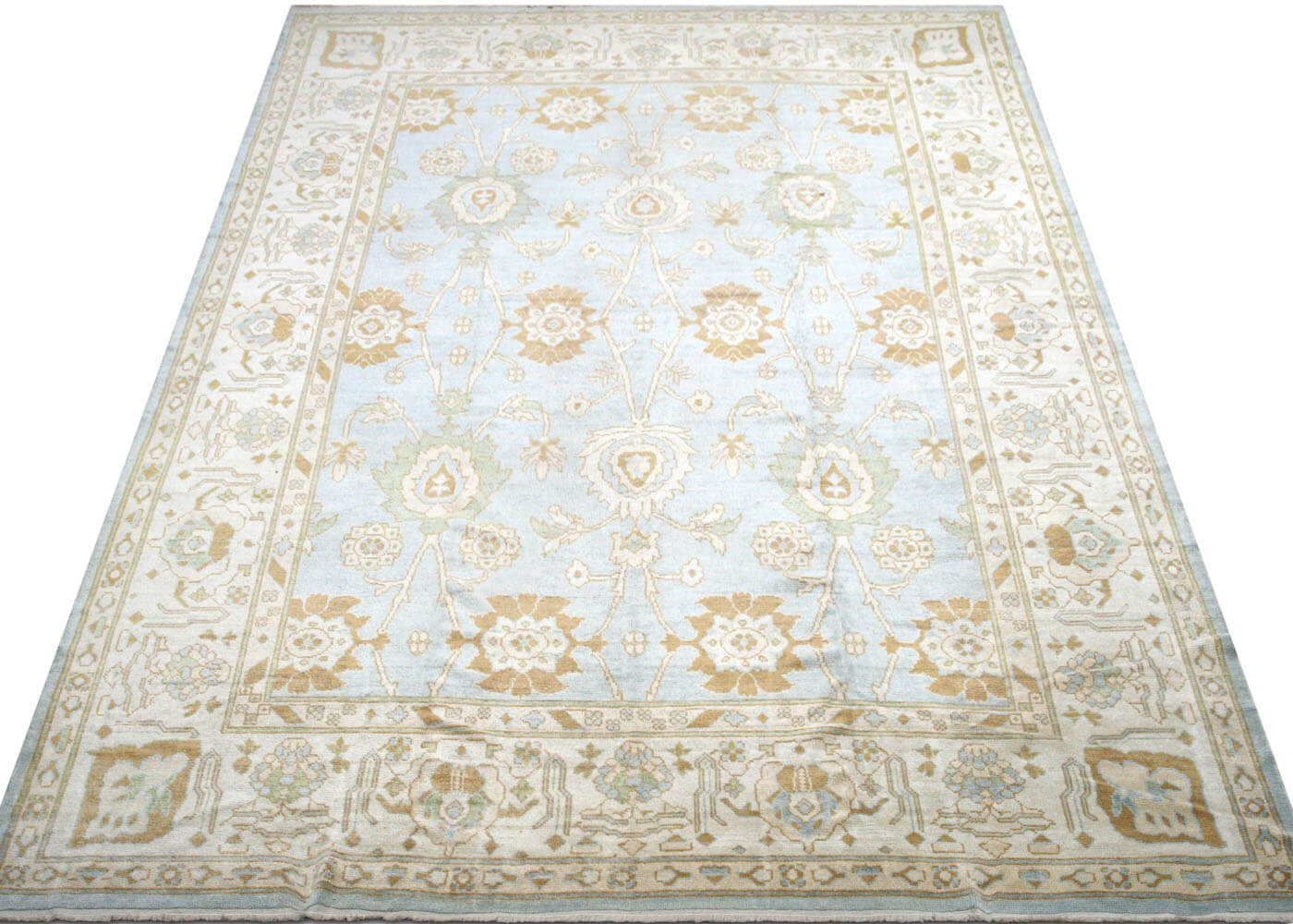 Vintage Turkish Oushak Rug - 11'2 x 16'7" - 140649