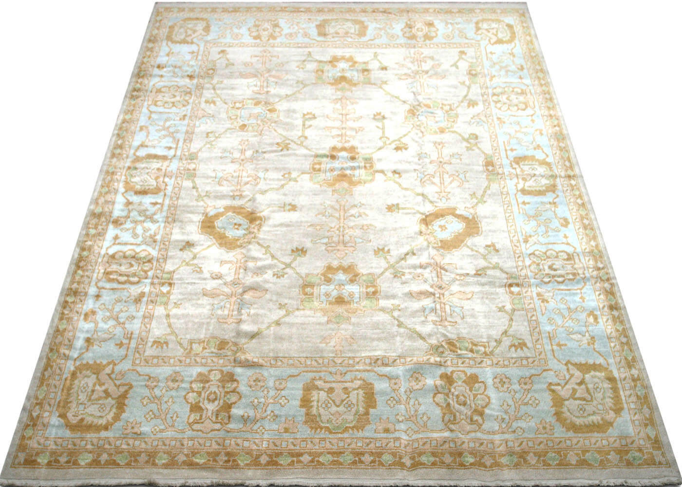 Vintage Turkish Oushak Rug - 11' x 15'5" - 140665
