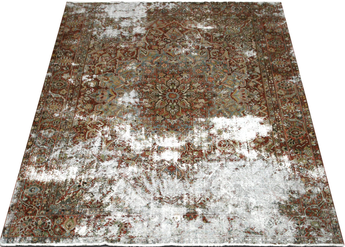 Semi Antique Persian Baktiari Rug - 11'1" x 13'4" - 140686