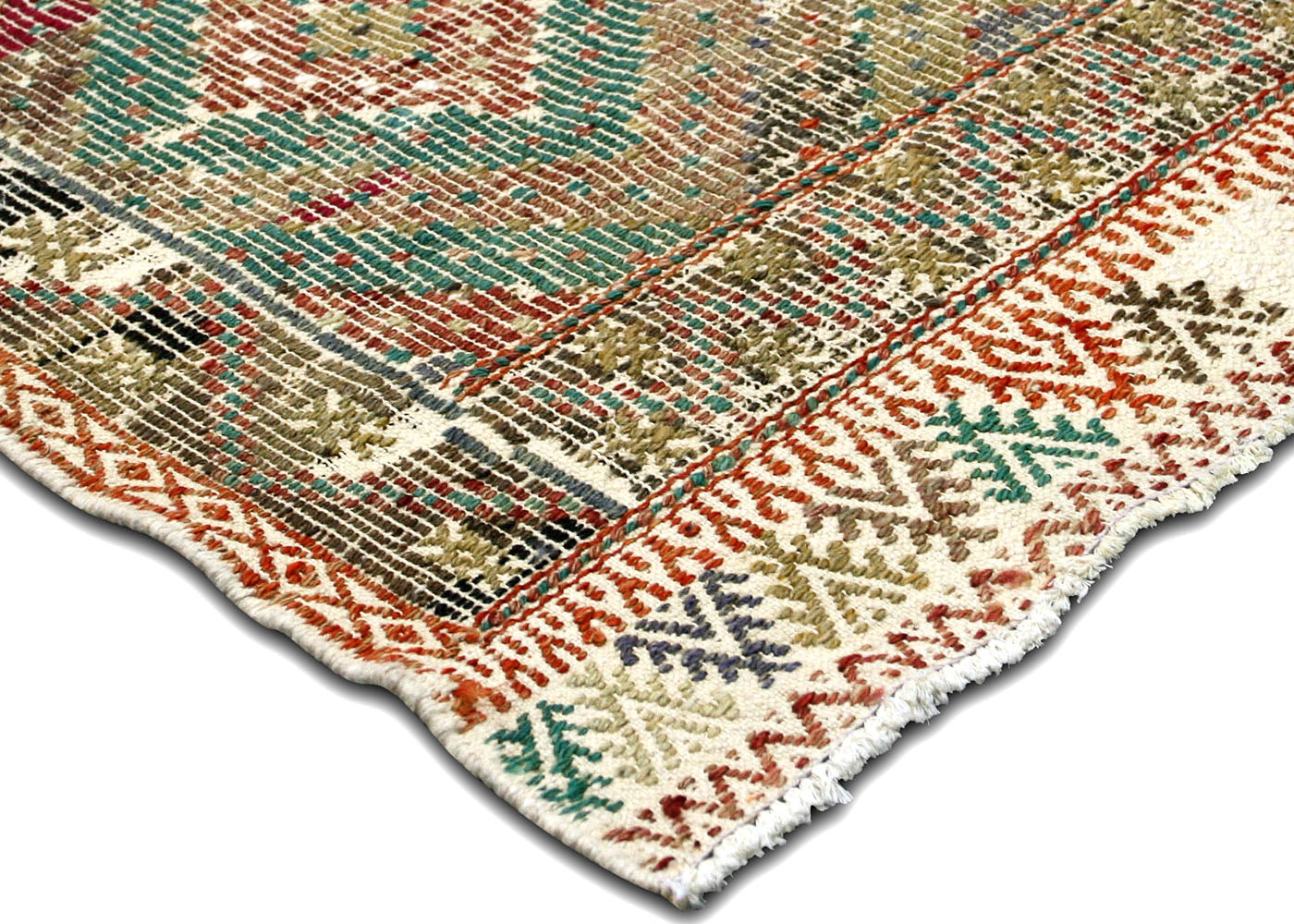 Vintage Turkish Kilim - 6'5" x 9'6" - 140706