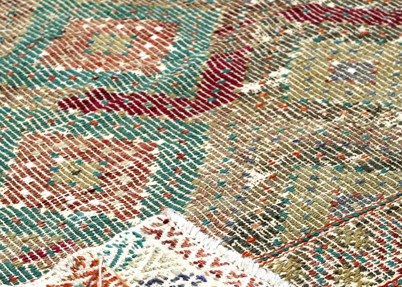 Vintage Turkish Kilim - 6'5" x 9'6" - 140706