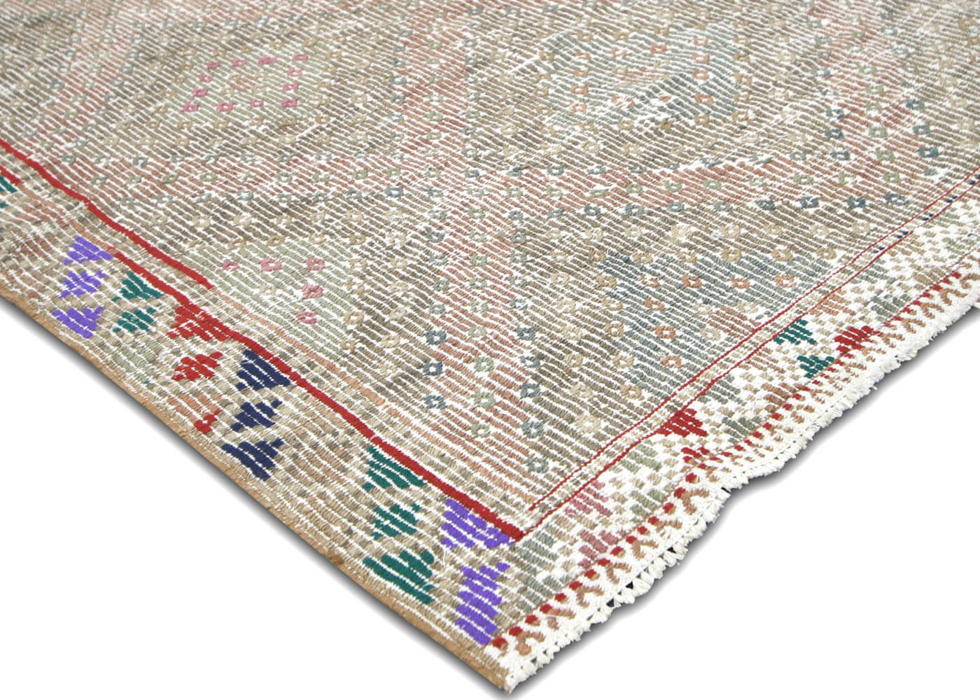 Vintage Turkish Kilim - 6' x 8'5" - 140711