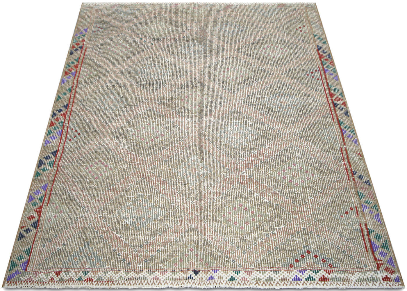 Vintage Turkish Kilim - 6' x 8'5" - 140711