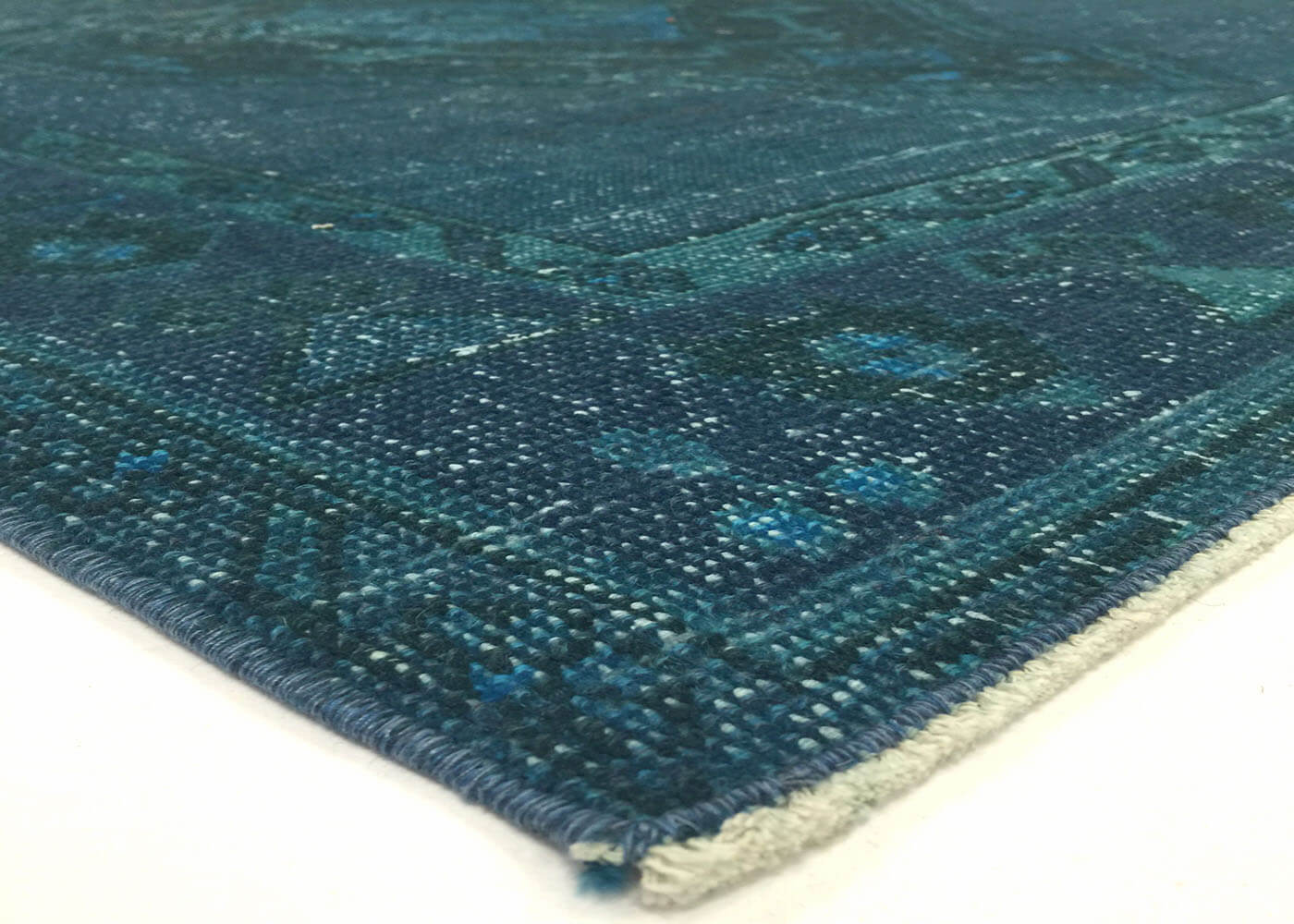 Vintage Turkish OverDyed Rug - 4'5" x 10'10" - 140812