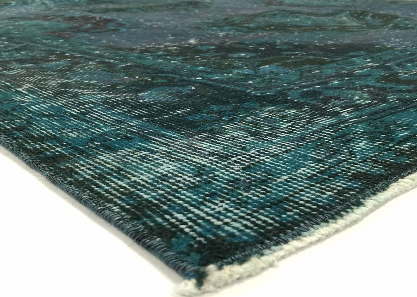 Vintage Turkish OverDyed Rug - 4'11" x 11'11" - 140814