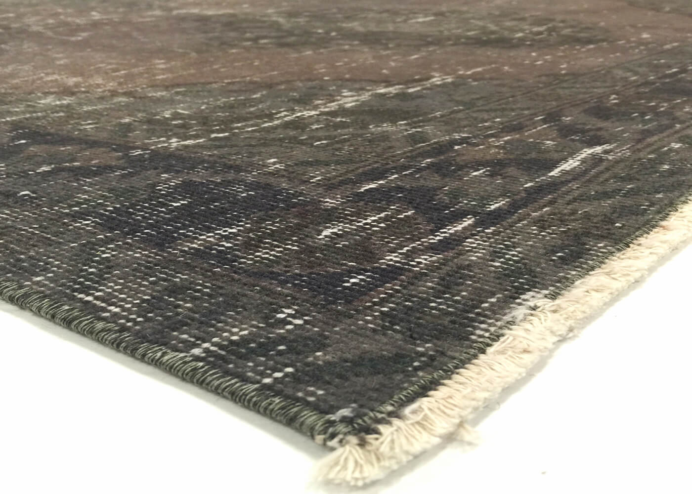 Vintage Turkish OverDyed Rug - 4'11" x 13'5" - 140821