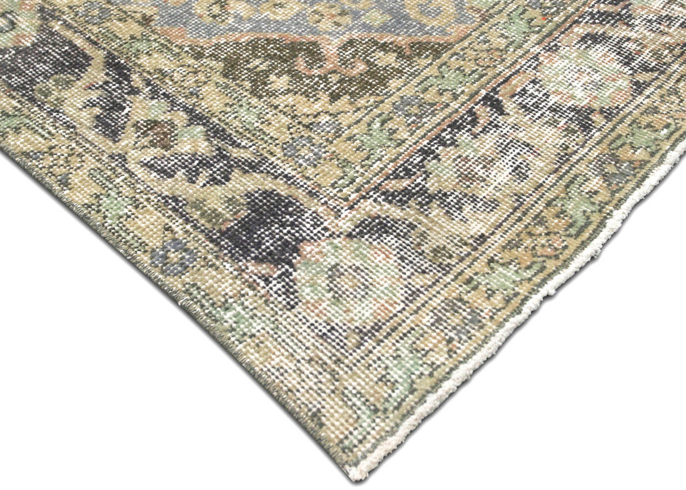 Vintage Turkish Oushak Rug - 4'7" x 12'7" - 140823