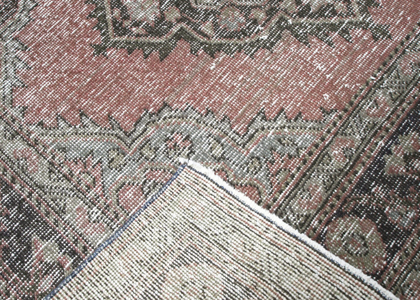 Vintage Turkish Oushak Rug - 4'10" x 12'11" - 140826