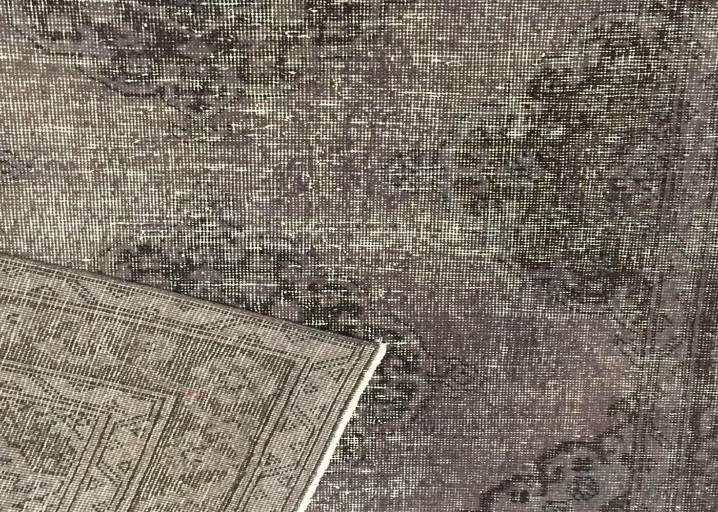 Vintage Turkish OverDyed Rug - 4'6" x 12'2" - 140835