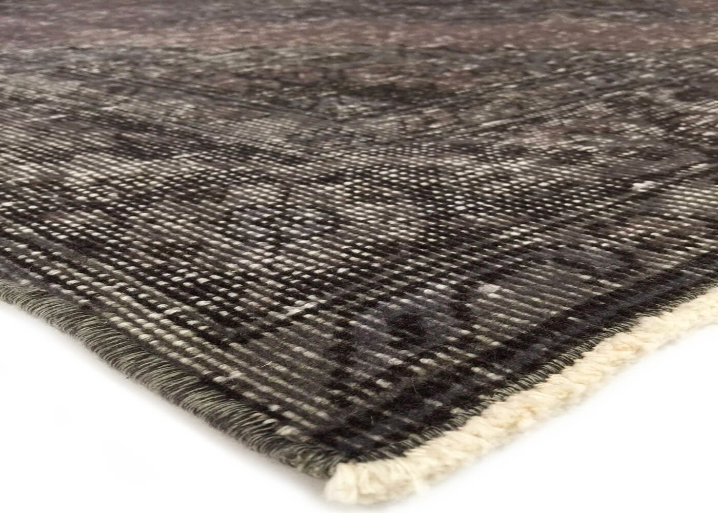 Vintage Turkish OverDyed Rug - 4'6" x 12'7" - 140838