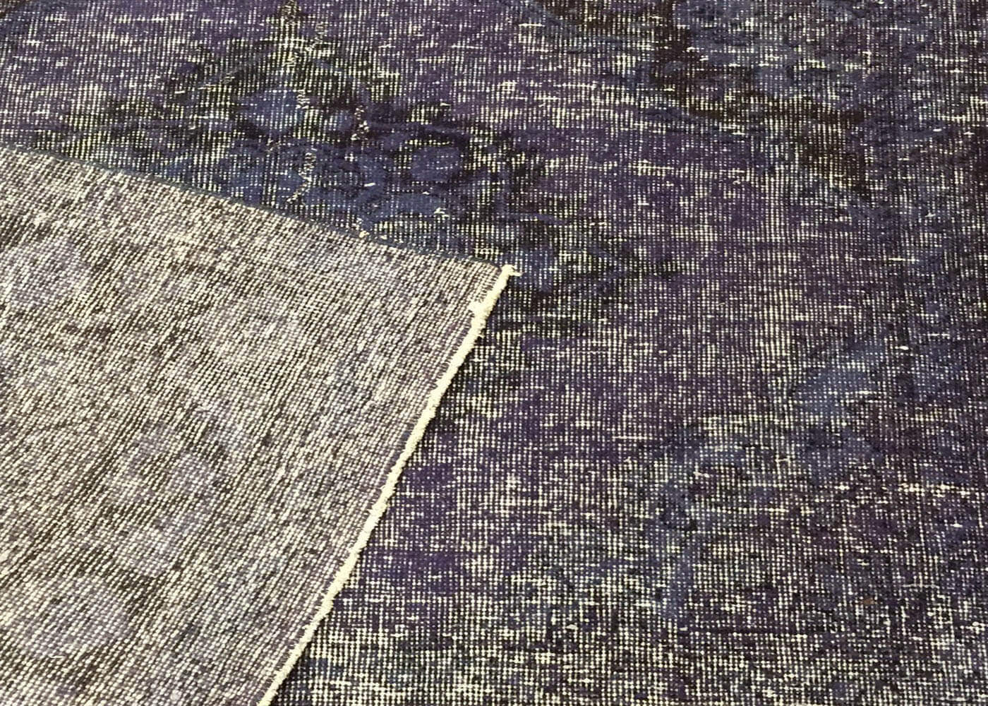 Vintage Turkish OverDyed Rug - 4'9" x 13' - 140846