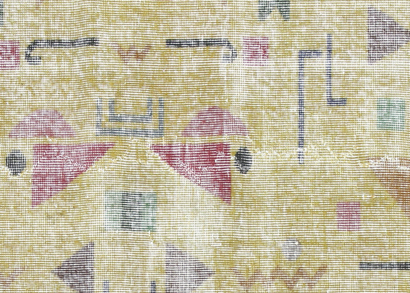 Vintage Turkish Mid-Century-Modern Rug - 6'9" x 9'7" - 140869