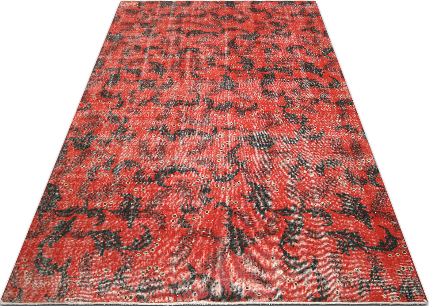 Vintage Turkish Mid-Century-Modern Rug - 5'6" x 8'9" - 140877