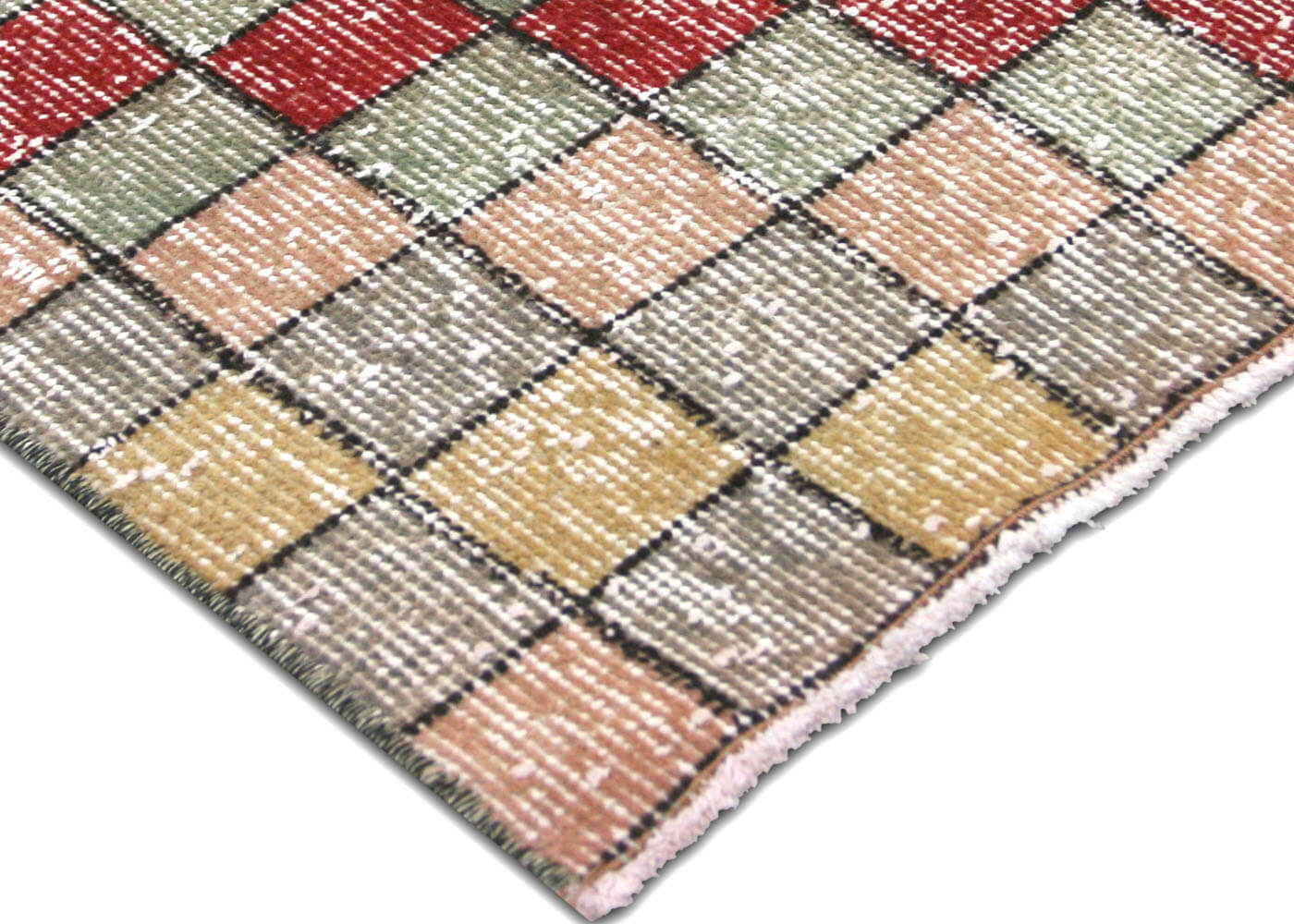 Vintage Turkish Mid-Century-Modern Rug - 5'7" x 8'11" - 140886