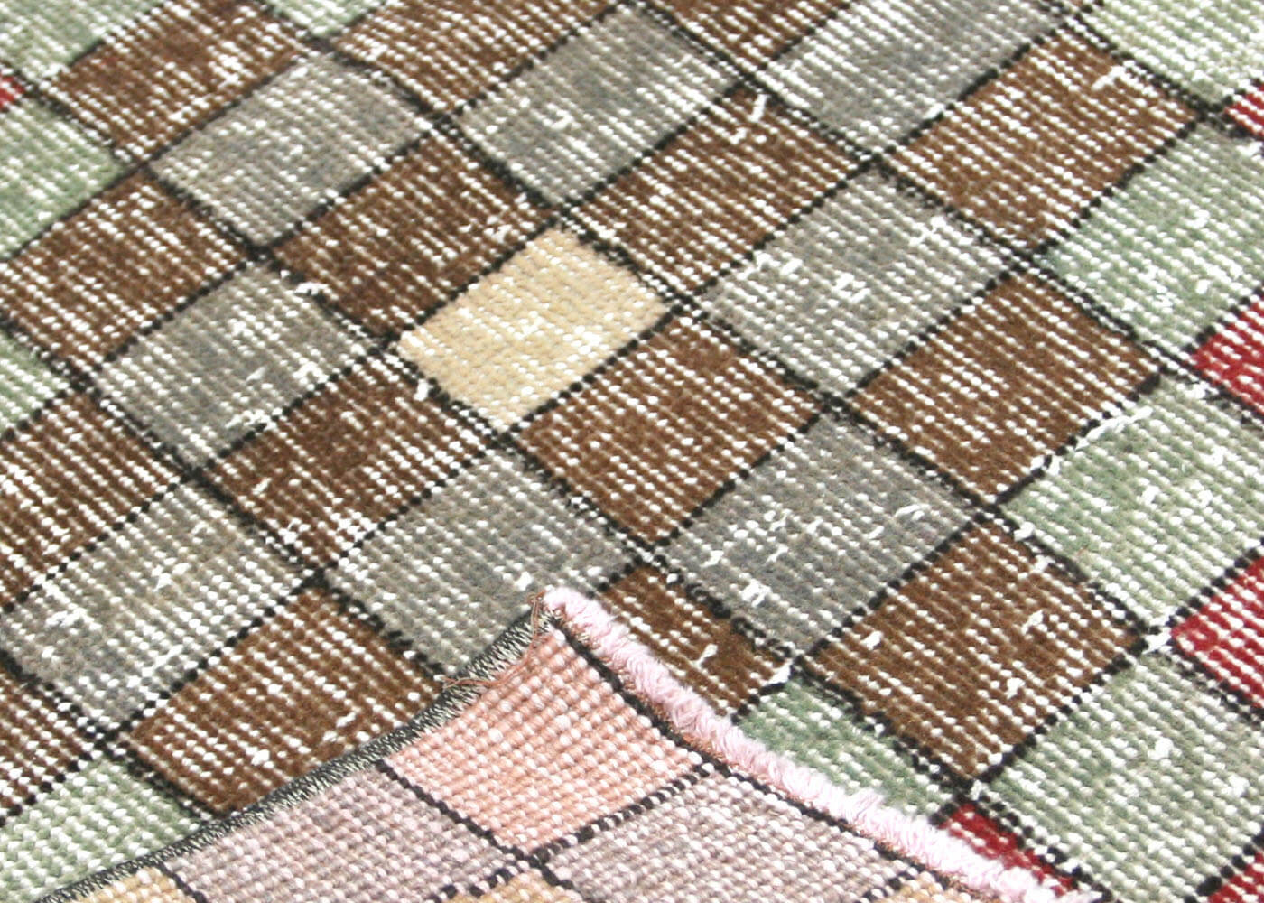 Vintage Turkish Mid-Century-Modern Rug - 5'7" x 8'11" - 140886