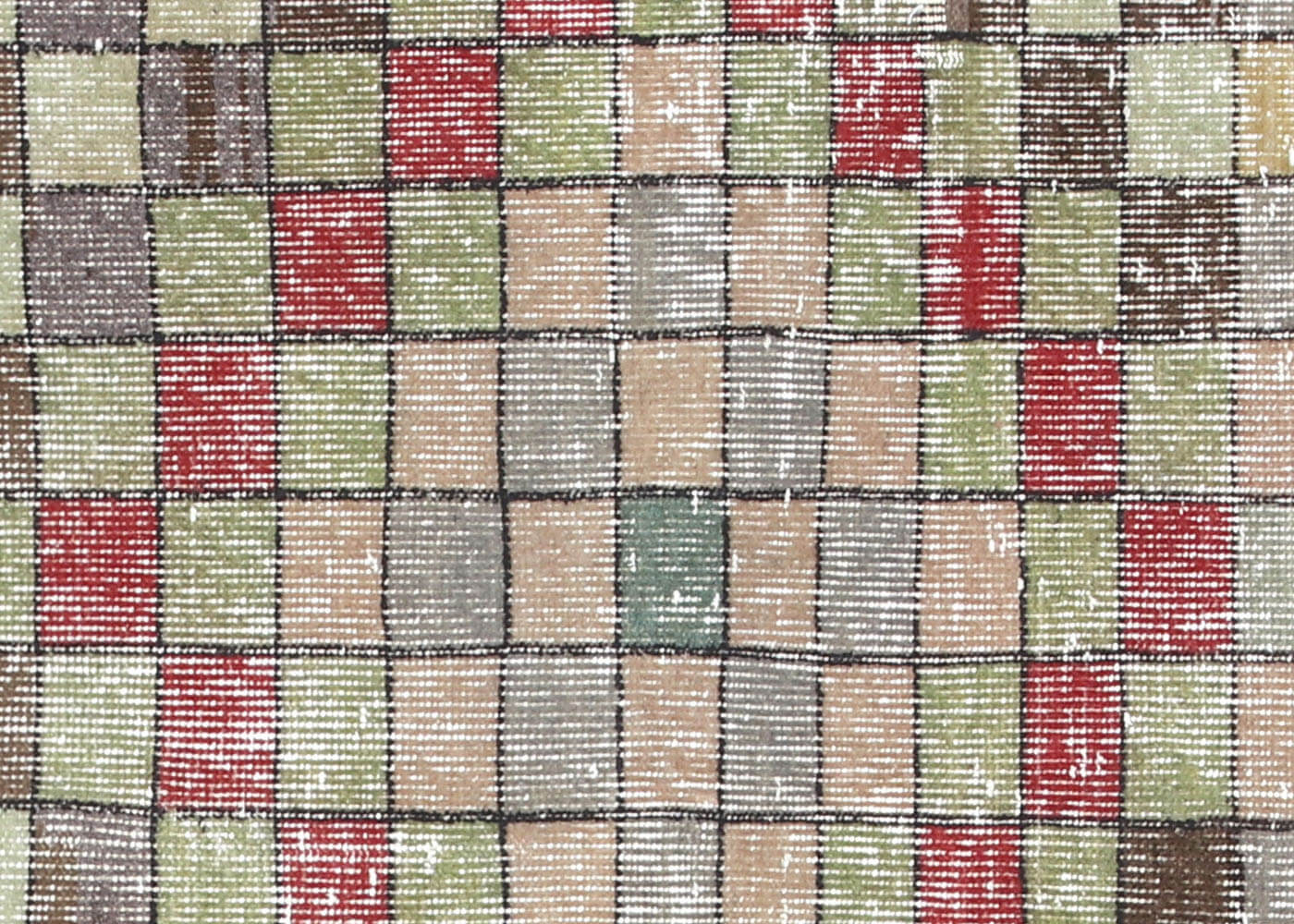 Vintage Turkish Mid-Century-Modern Rug - 5'7" x 8'11" - 140886