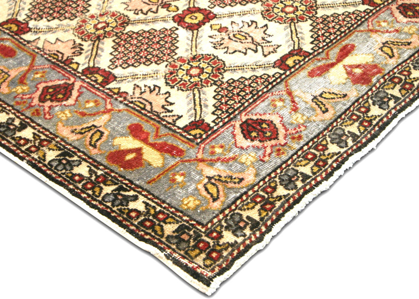 Vintage Turkish Oushak Rug - 4'1" x 6'5" - 140909