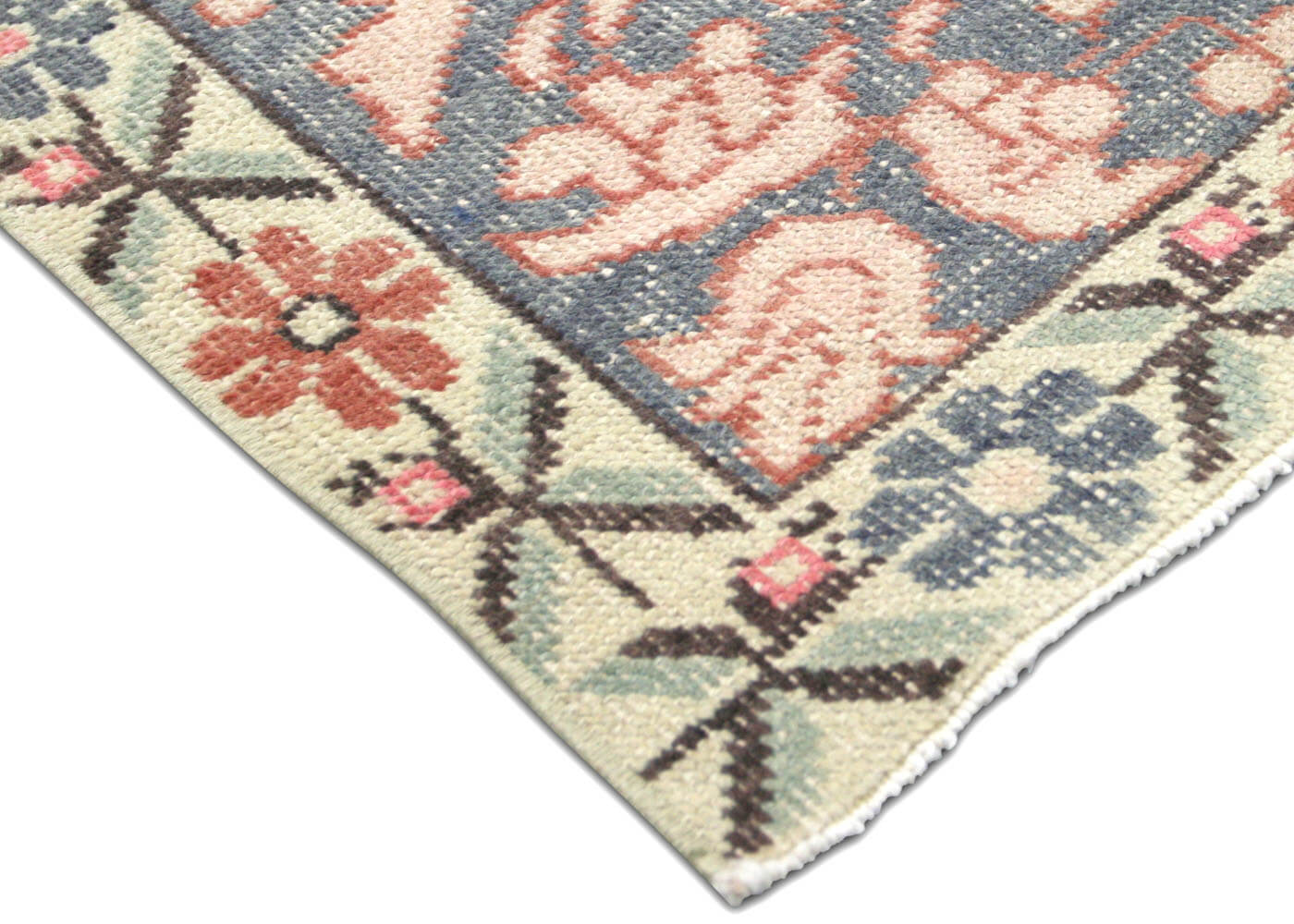 Vintage Turkish Oushak Rug - 4'2" x 6'11" - 140917
