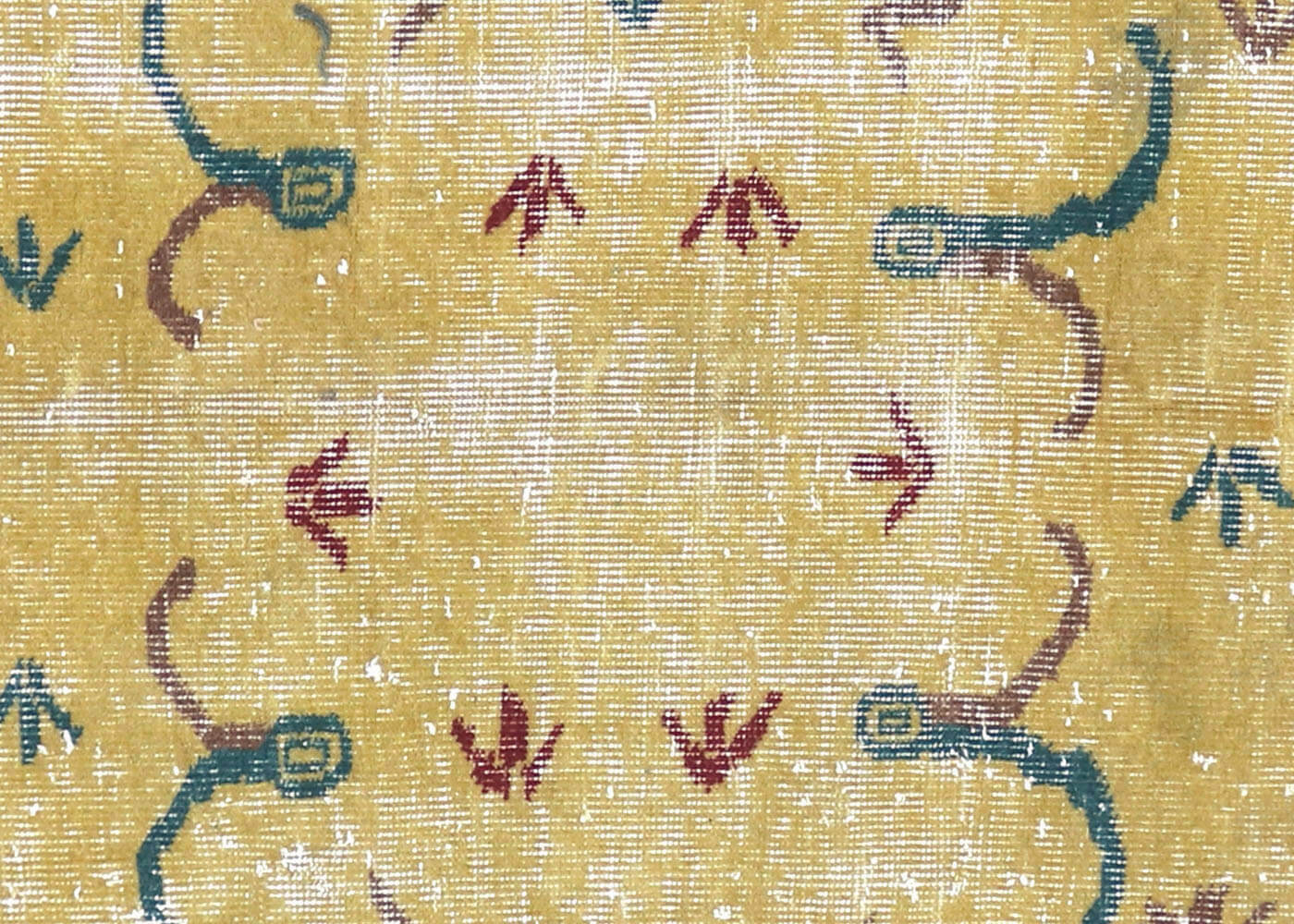 Vintage Turkish Mid-Century-Modern Rug - 5'9" x 8'11" - 140953