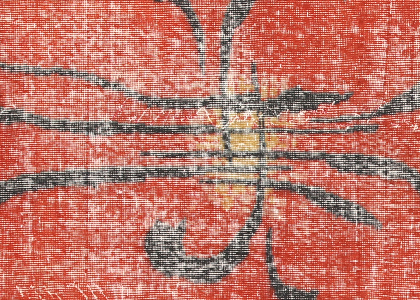 Vintage Turkish Mid-Century-Modern Rug - 5'6" x 9'10" - 140956