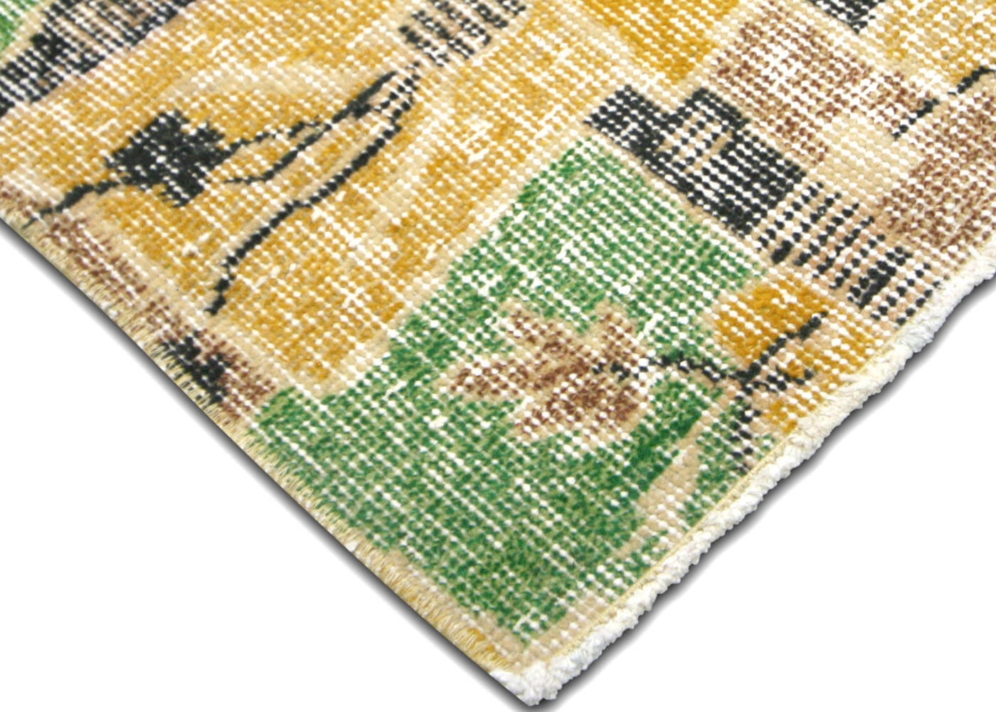 Vintage Turkish Mid-Century-Modern Rug - 7' x 10'5" - 140982