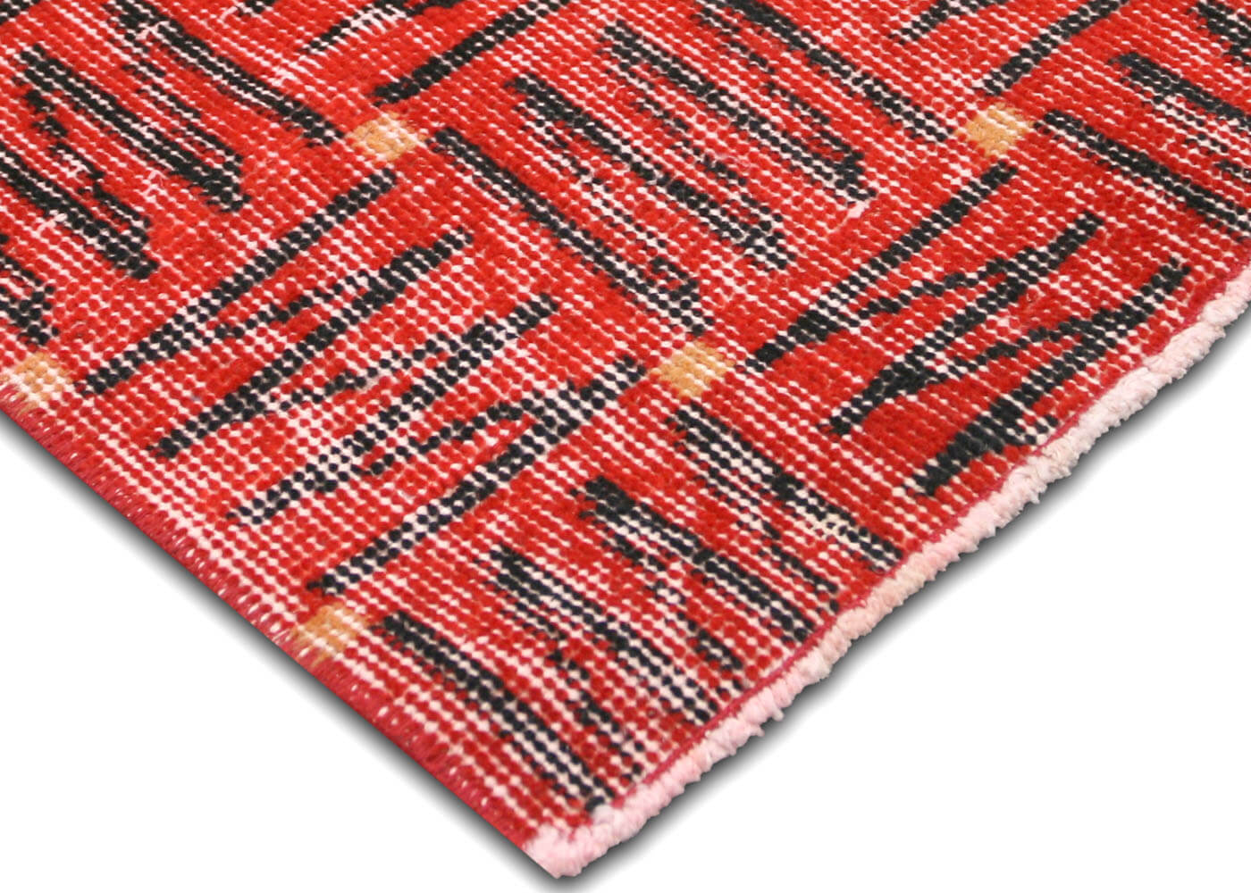 Vintage Turkish Mid-Century-Modern Rug - 4'10" x 7'11" - 140987