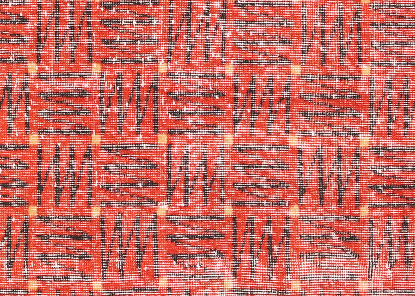 Vintage Turkish Mid-Century-Modern Rug - 4'10" x 7'11" - 140987